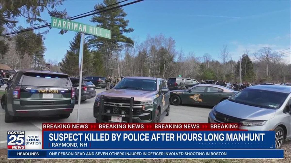Man accused of shooting officer in Raymond, New Hampshire dead after ...
