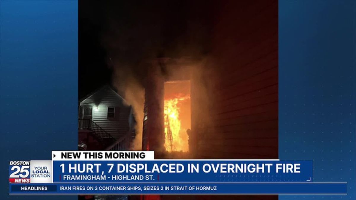 1 person hospitalized, 7 others hospitalized after fire tears through ...
