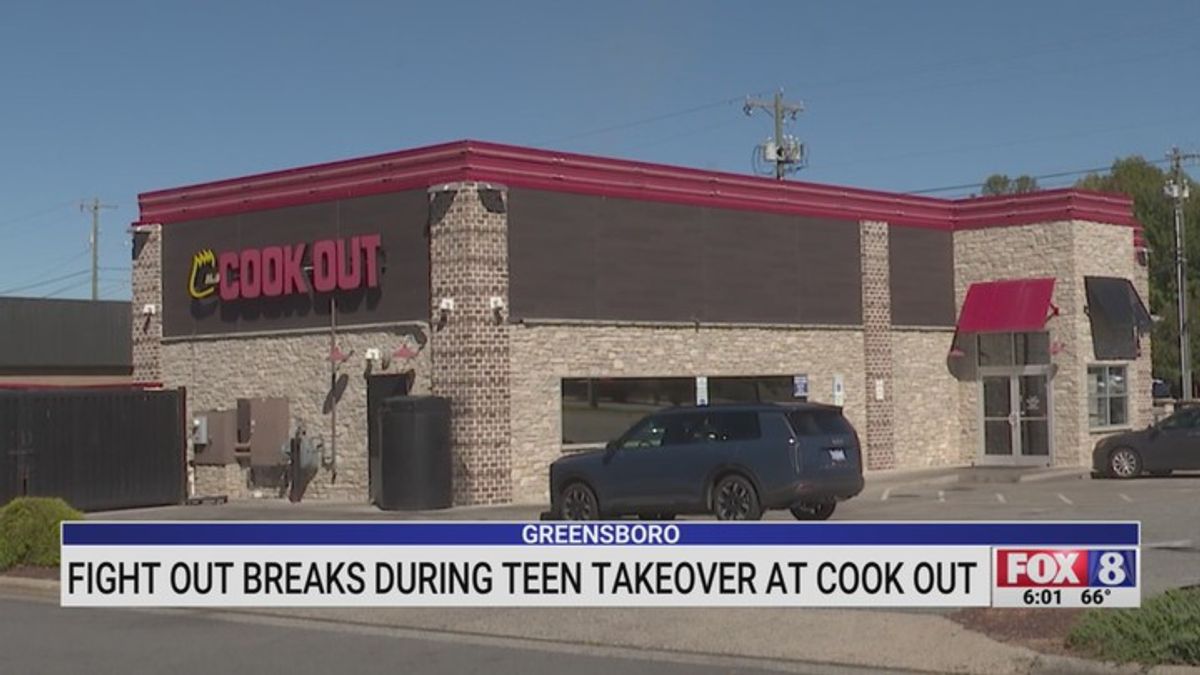 Fight breaks out during teen takeover at Greensboro Cook Out | Haystack ...