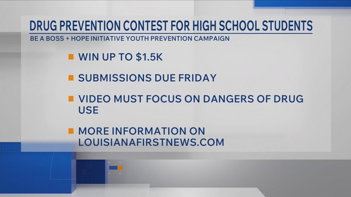EBR students can win up to $1,500 in drug prevention video contest ...