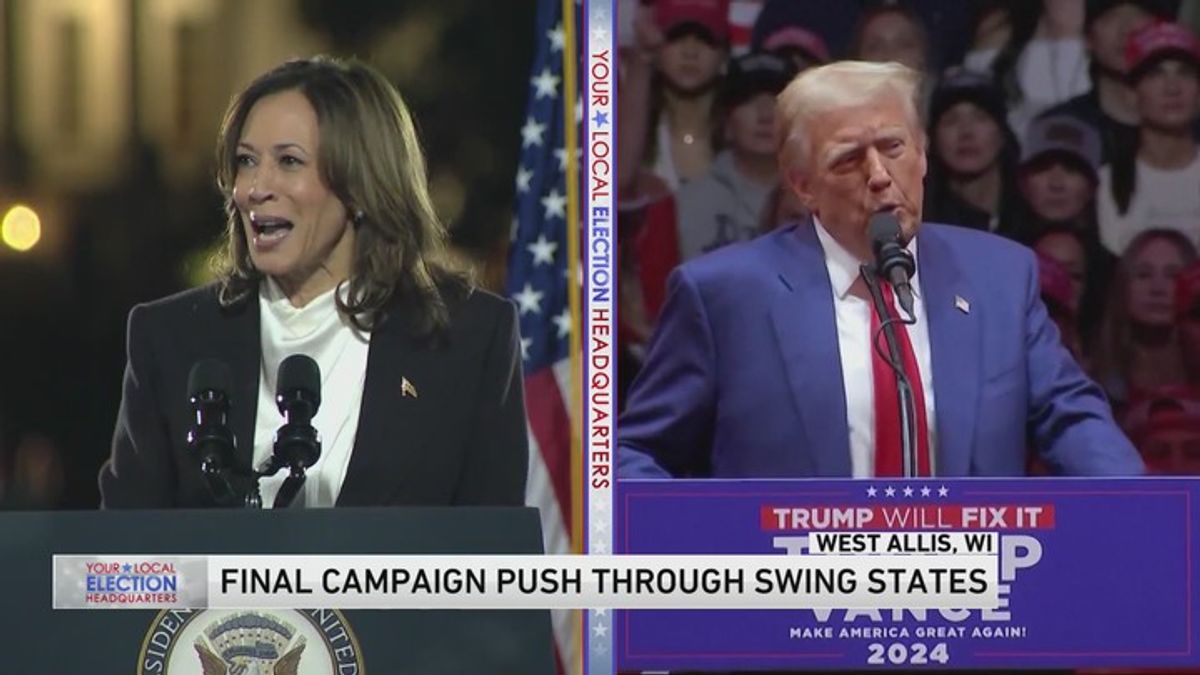 Trump and Harris host dueling rallies in the Milwaukee area in a final ...