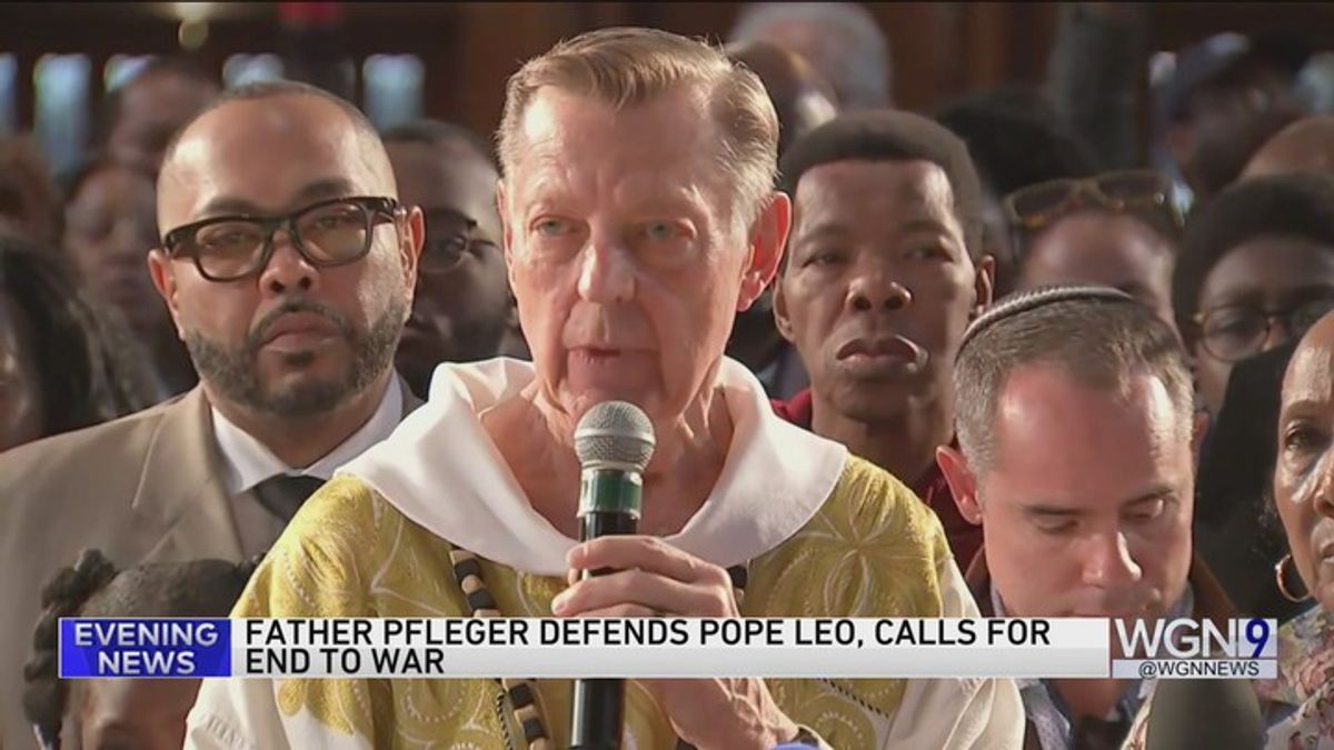 Father Pfleger defends Pope Leo amid criticism from Trump over Iran ...