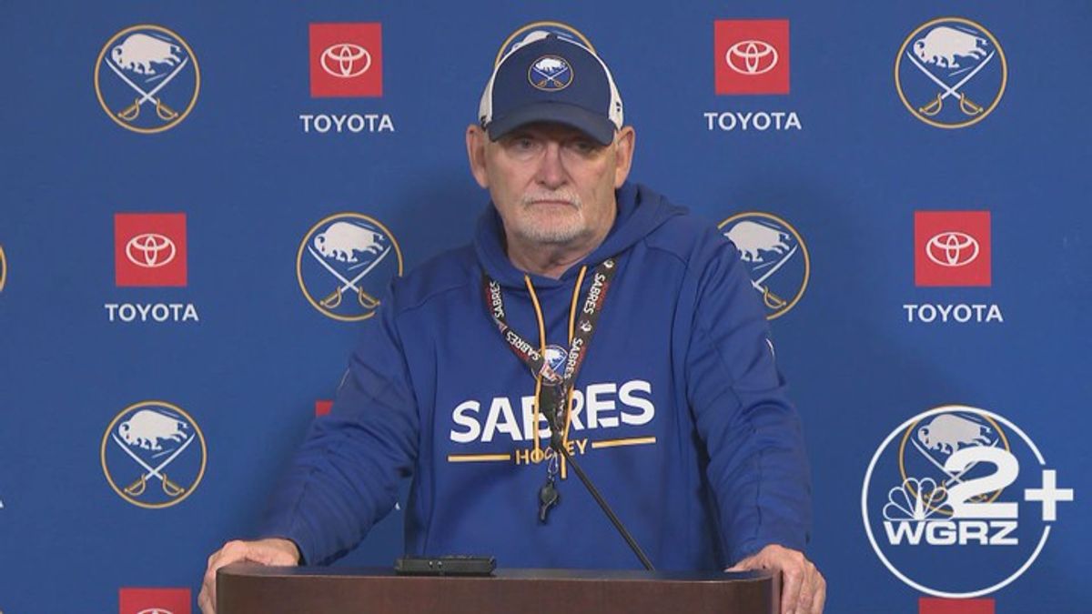 Lindy Ruff press conference ahead Sunday's playoff game | Haystack News