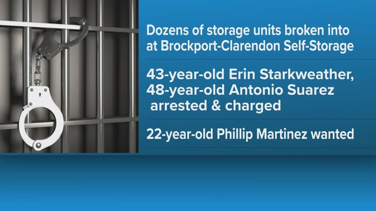 2 arrested, 1 wanted in connection with storage unit burglaries ...