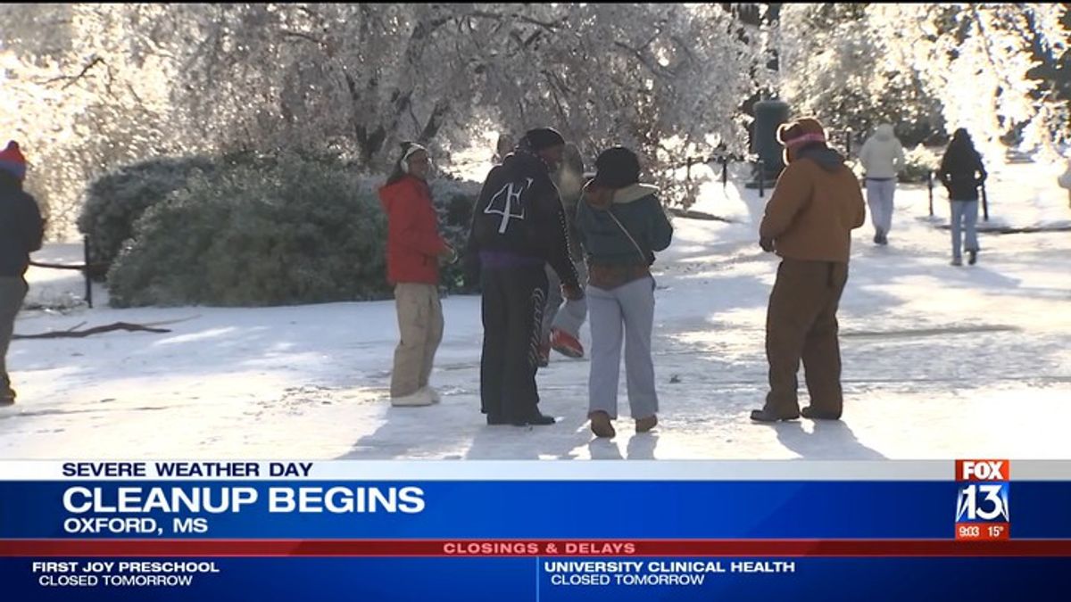 Cleanup begins in Oxford after winter ice storm brings catastrophic ...