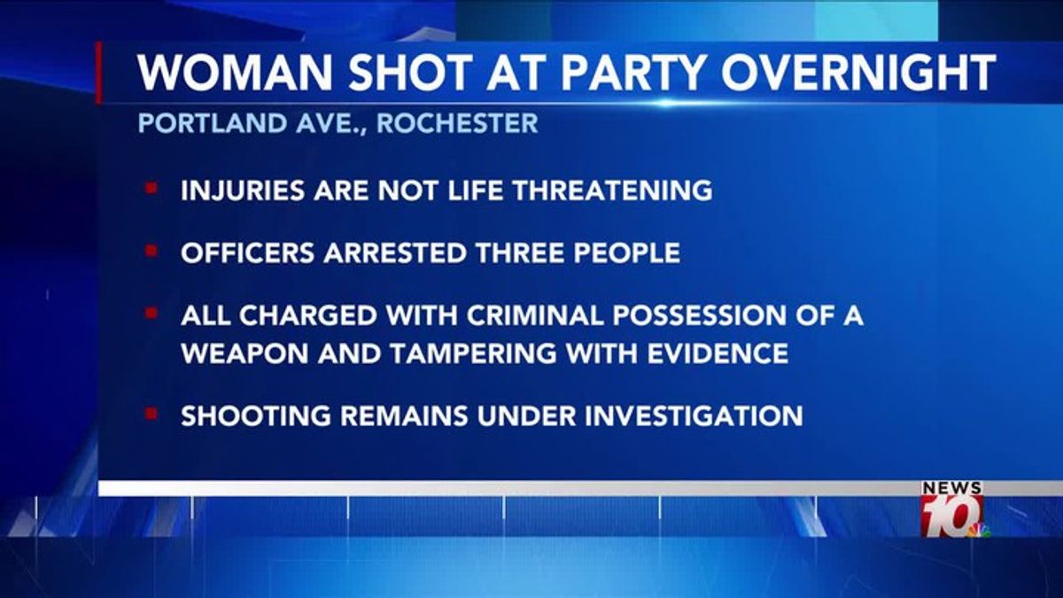 RPD: Woman shows up to hospital with gunshot wound, three party goers ...