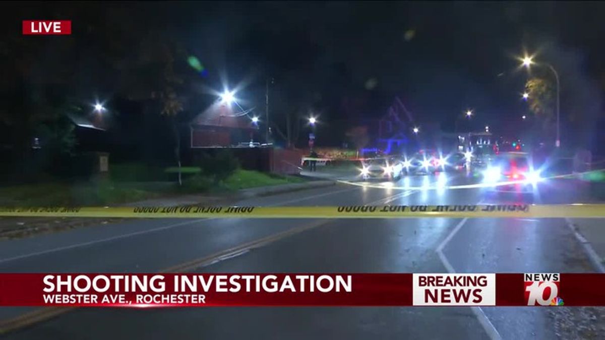 Shooting investigation on Webster Avenue in Rochester on Wednesday ...