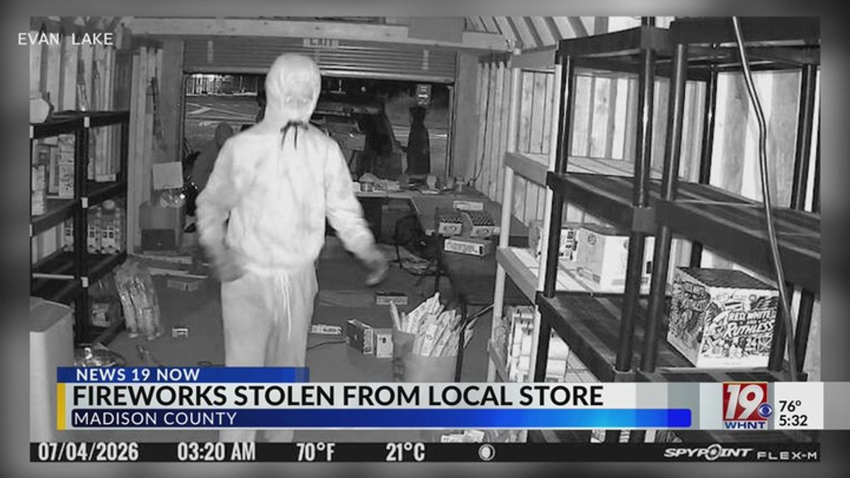 Madison County Fireworks Store Burglarized | July 5, 2026 | Haystack News