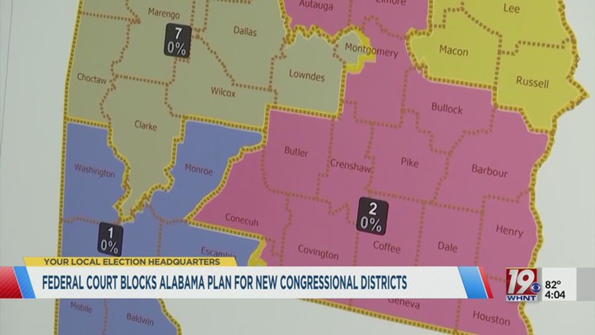 Federal Court Blocks Alabama Plan for New Congressional Districts | May ...