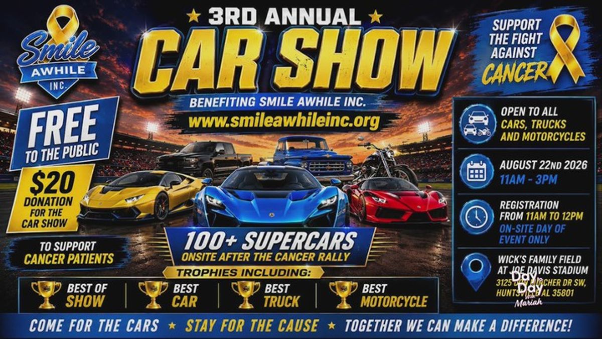 3rd Annual Crusin' For Cancer Car Show This Saturday | Aug. 17, 2026 ...