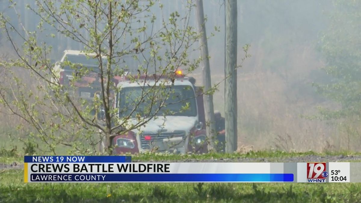 Crews Battle Brush Fire in Lawrence County | March 28, 2026 | Haystack News