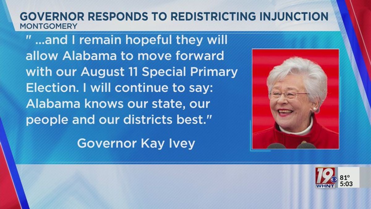 Federal Court Blocks Alabama Plan for New Congressional Districts | May ...