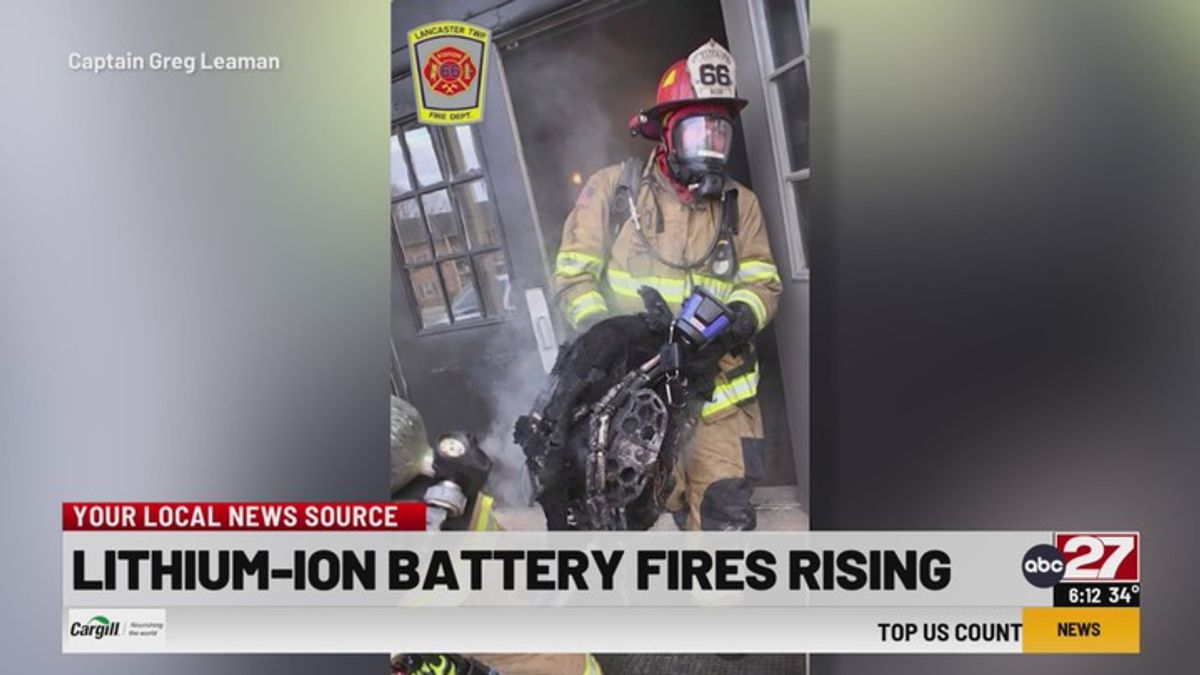 Fire chief issues warning after lithium-ion battery sparks house fire ...