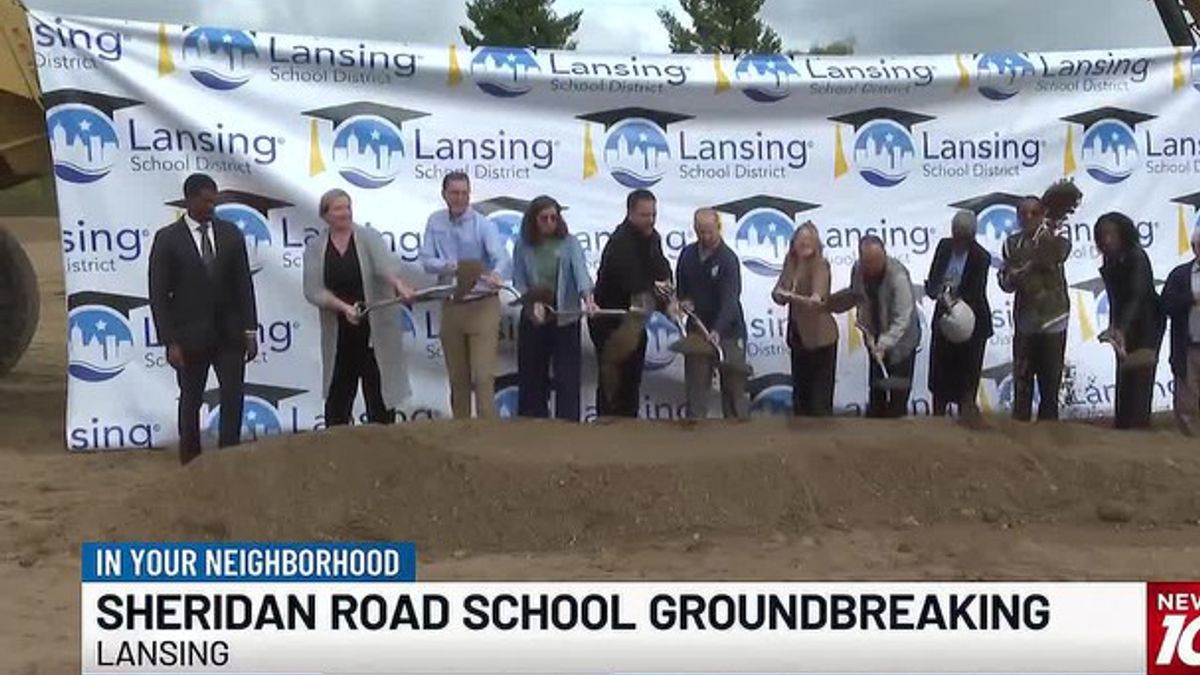 Lansing School District breaks ground on new Sheridan Road School ...