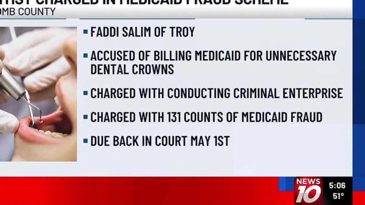 Michigan dentist charged with racketeering in Medicaid fraud case ...