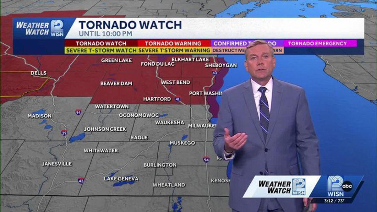 Tornado Watch issued for part of SE Wisconsin | Haystack News