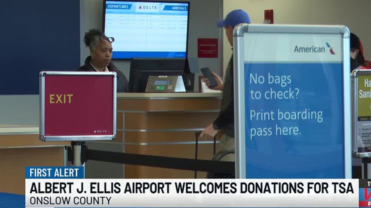 Albert J. Ellis Airport welcomes donations for TSA amid DHS shutdown ...