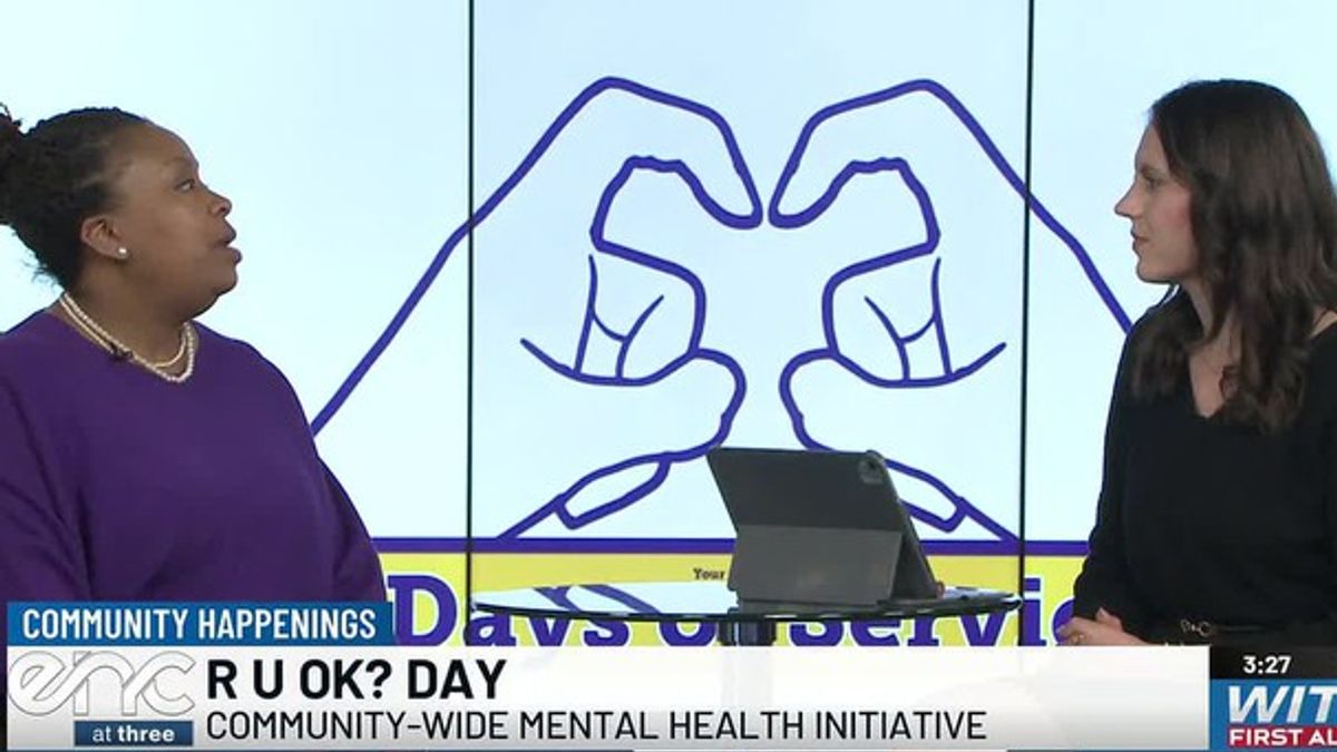 ‘R U OK?’ Day bringing awareness to mental health resources in Pitt ...
