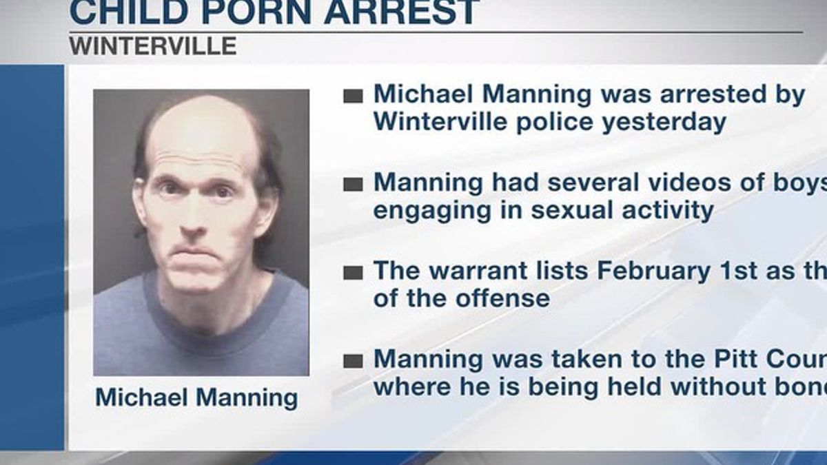 Winterville man arrested on child porn charges | Haystack News