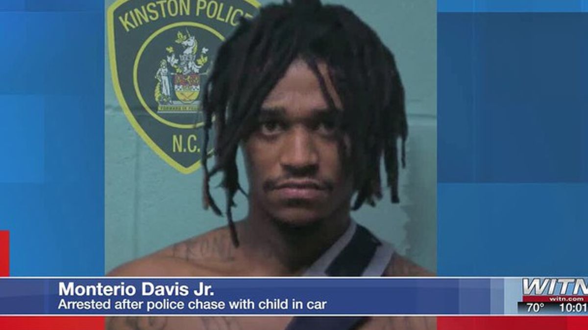 Wanted man arrested after taking Kinston police on chase with 5-year ...