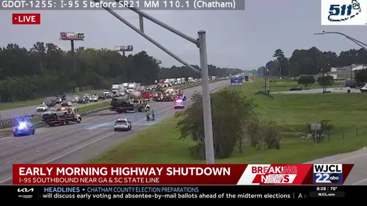 Major backup on I-95 near Georgia-South Carolina state line | Haystack News
