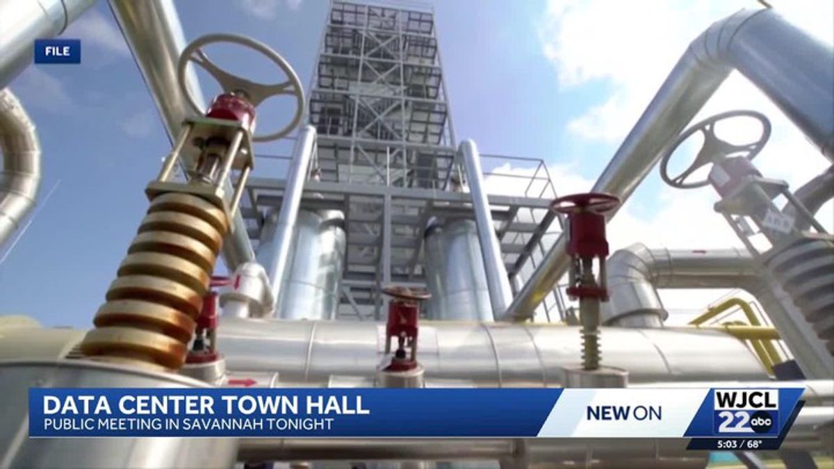 Data centers, climate concerns in focus at Savannah town hall ...