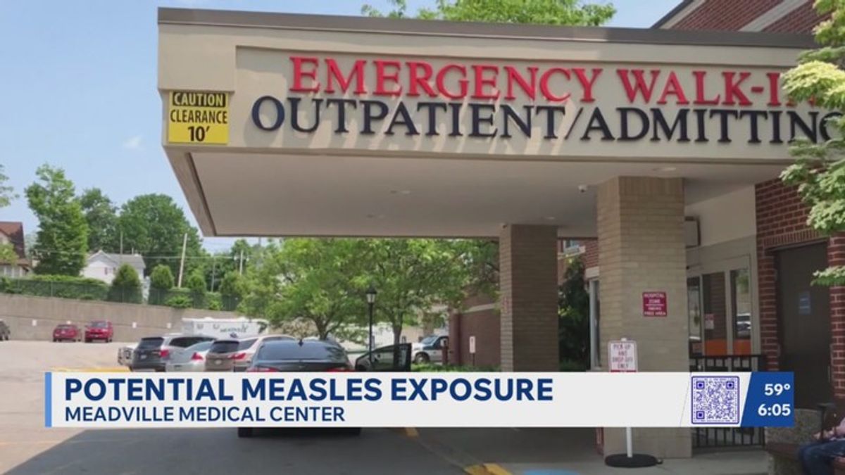 Meadville Medical Center warns of potential measles exposure in ED ...