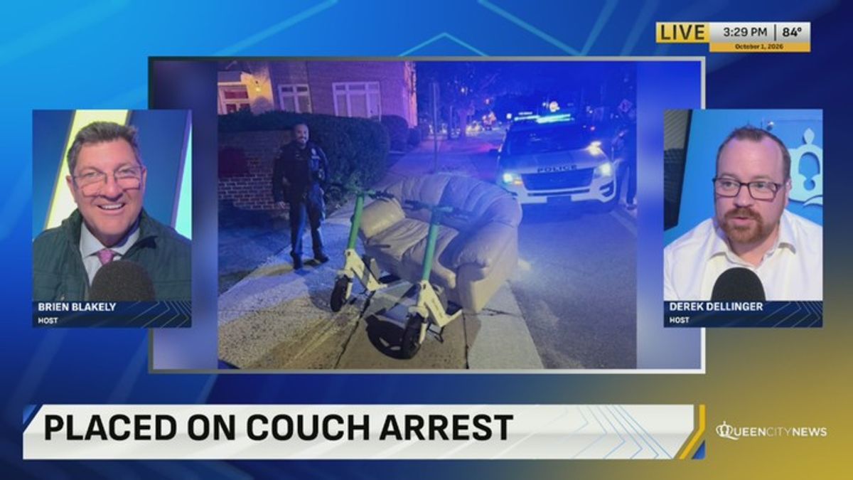 CMPD pulls over couch driving on South Tryon Street | Haystack News