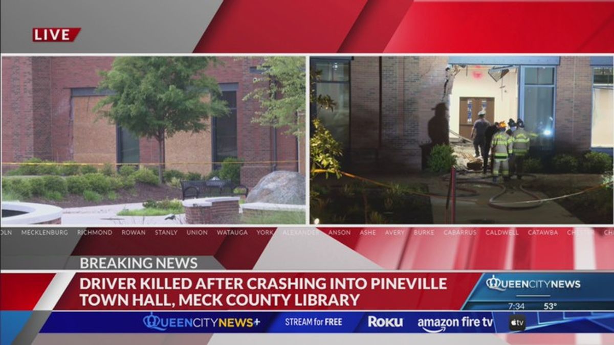 High-speed crash into Pineville Town Hall proves deadly | Haystack News