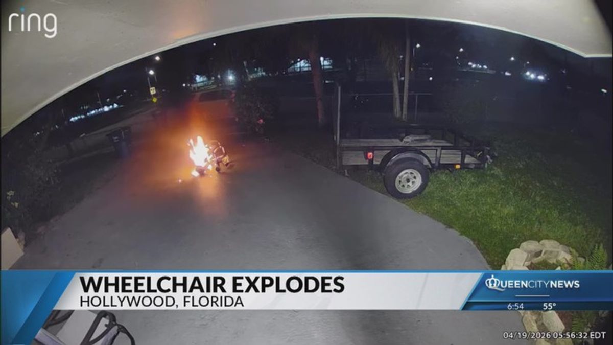 Wheelchair explodes, catches fire in Florida | Haystack News