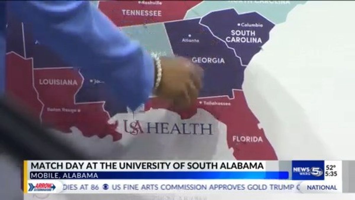 University of South Alabama medical students match for residencies ...