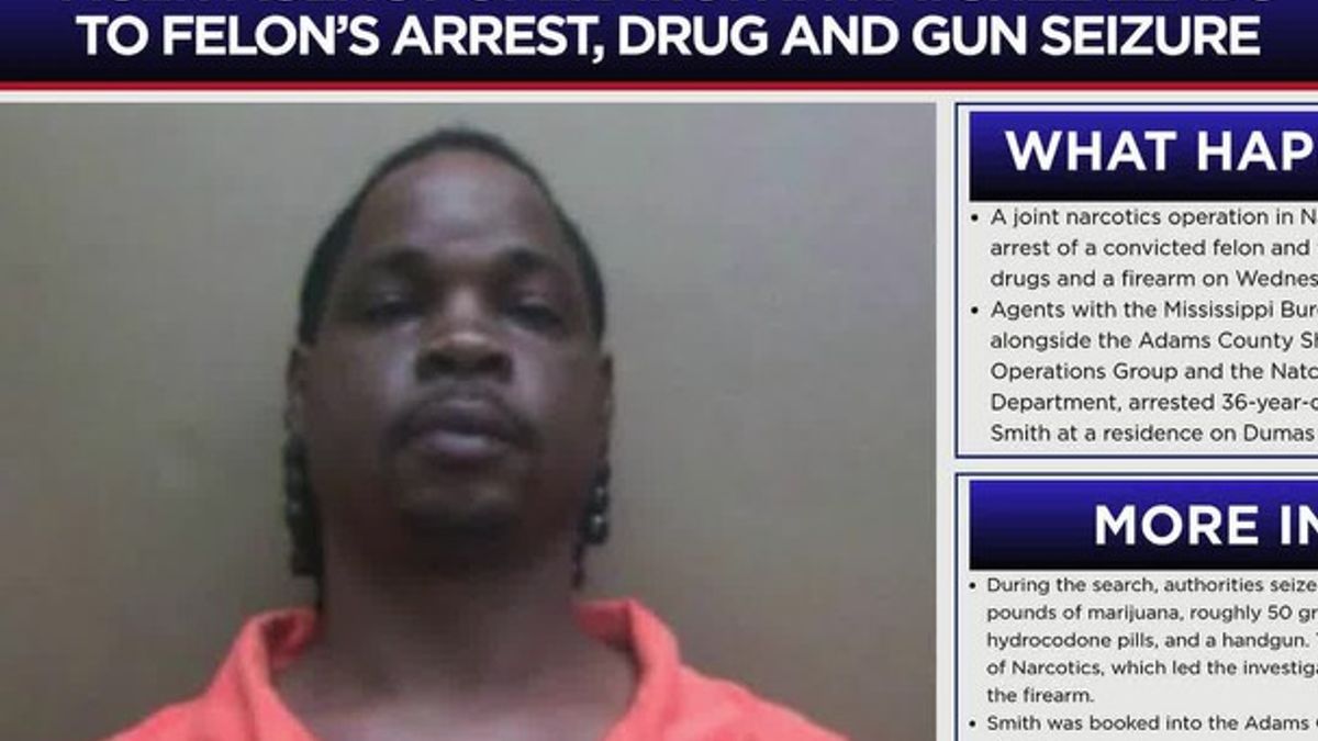 Multi-agency operation in Natchez leads to felon’s arrest, drug and gun ...