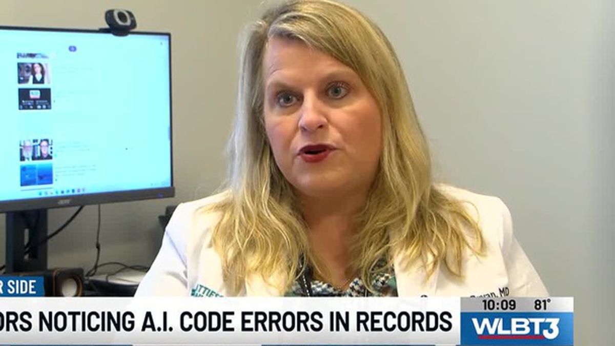Doctors noticing AI code errors in records | Haystack News