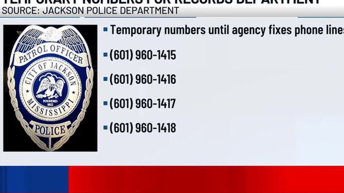 Temporary numbers for JPD Records Department | Haystack News