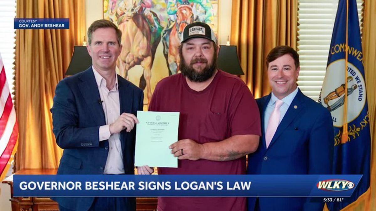 Gov. Beshear signs 'Logan's Law' | Haystack News