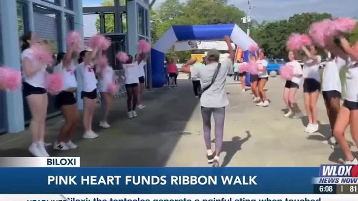 Pink Heart Funds Ribbon Walk draws hundreds to Biloxi in support of ...
