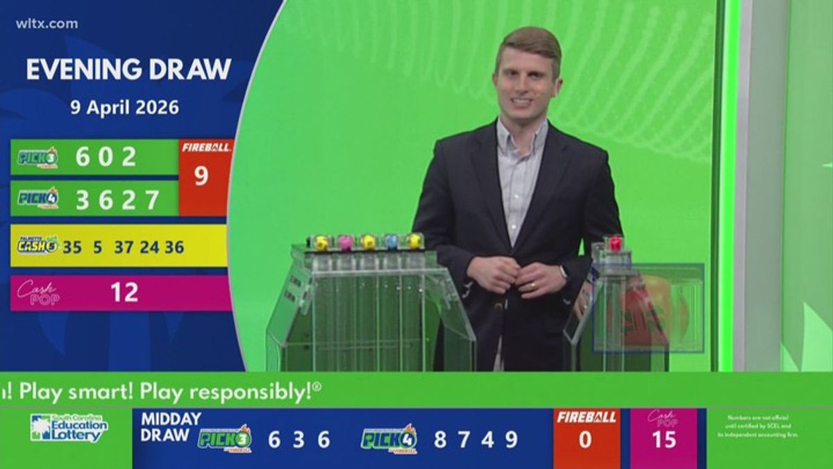 Evening SC winning lottery numbers for April 9, 2026 | Haystack News