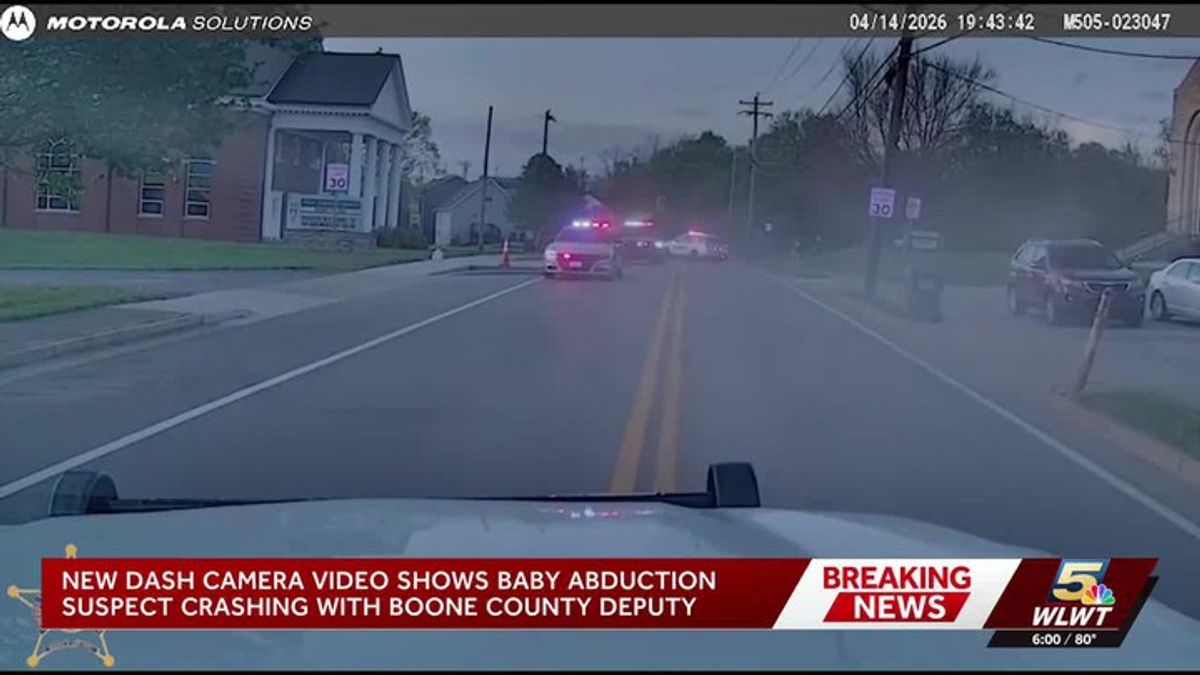 Video shows moment suspect sideswipes cruiser during chase | Haystack News