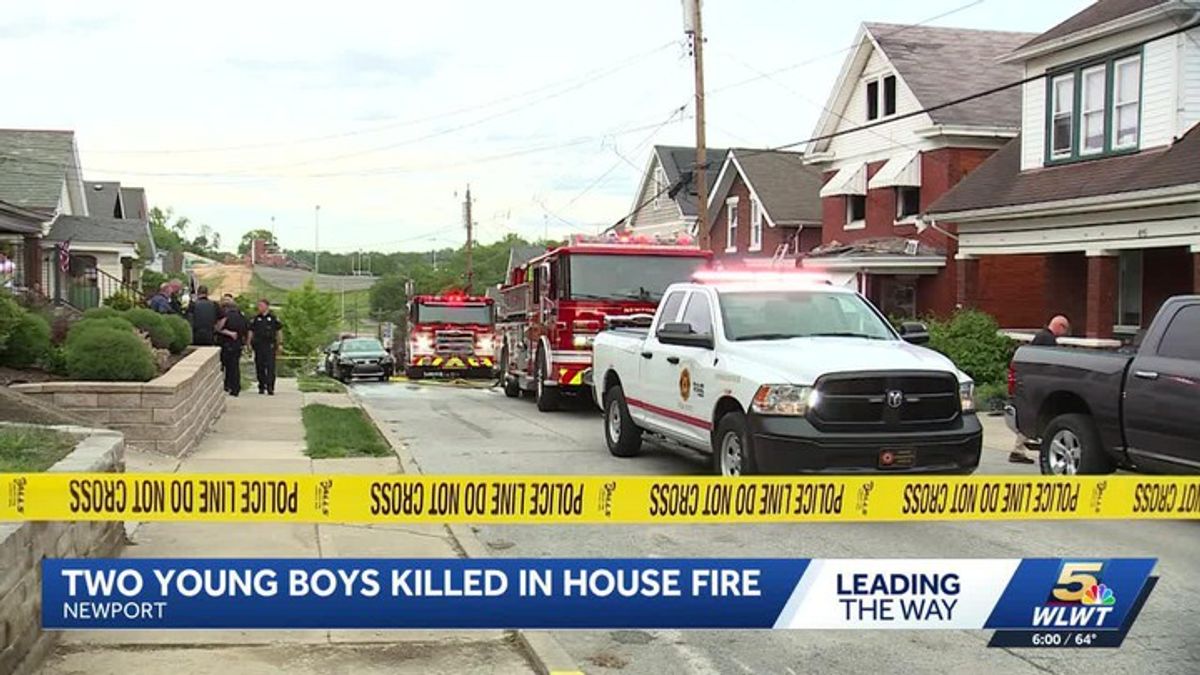 Coroner: 2 children dead after being pulled from Newport house fire ...