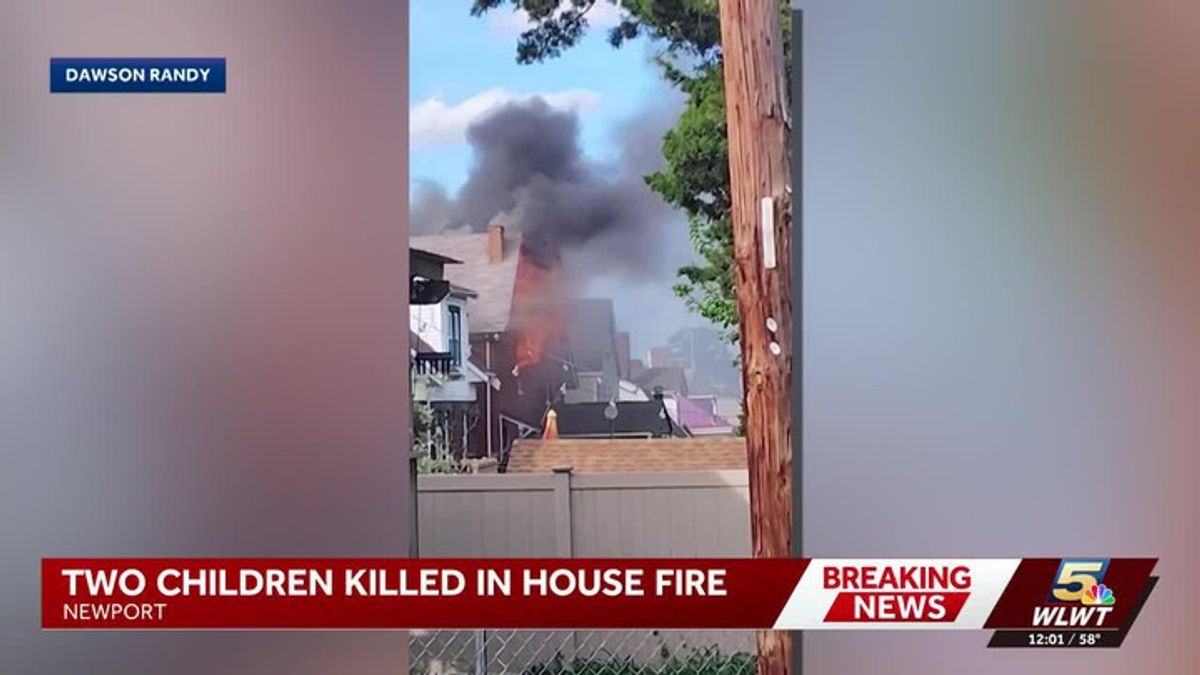 Coroner: 2 children dead after being pulled from Newport house fire ...