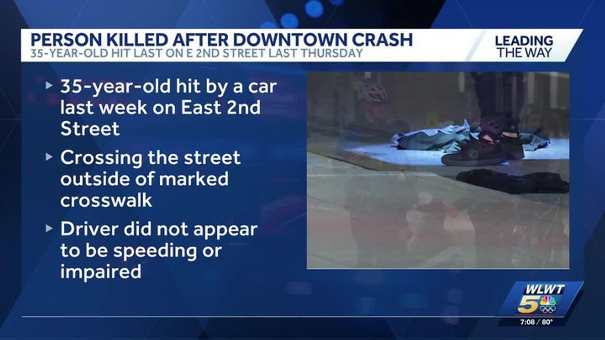 Police: Man dies days after being hit by vehicle in downtown Cincinnati ...