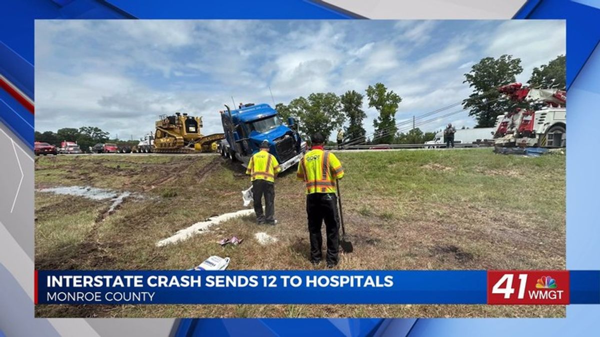 12 hospitalized after major crash shuts down I-75 in Monroe County ...