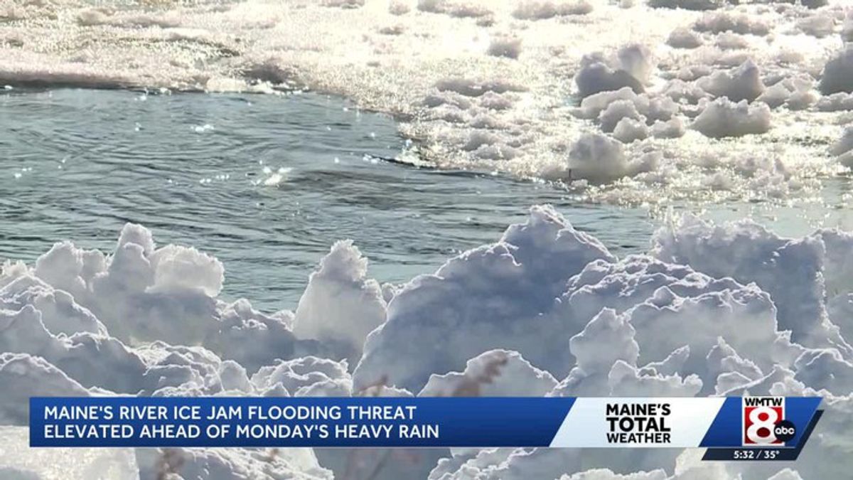Heavy rain arriving Monday brings elevated ice jam flood threat to ...