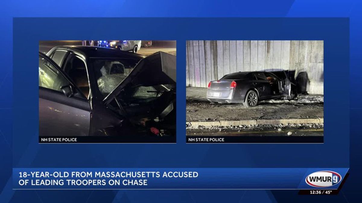 18-year-old from Massachusetts accused of leading troopers on chase ...
