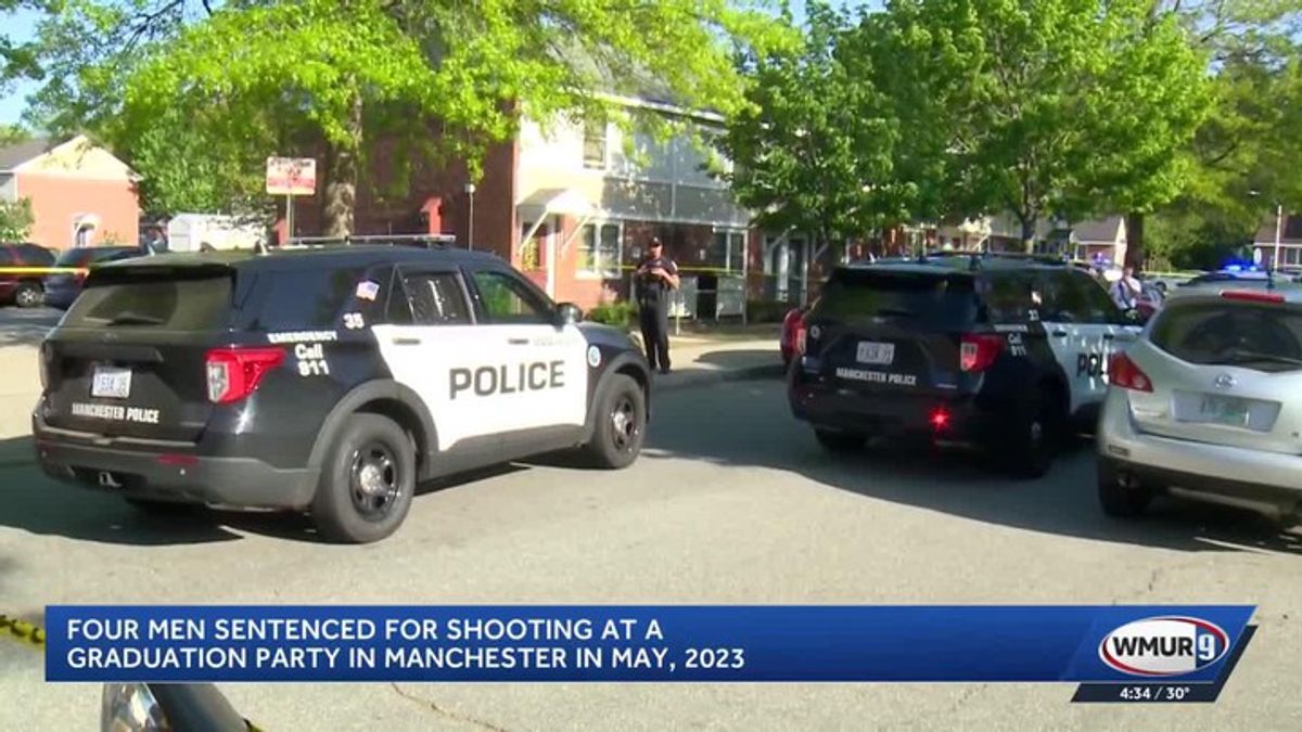 Four men sentenced for shooting at graduation party in Manchester in ...