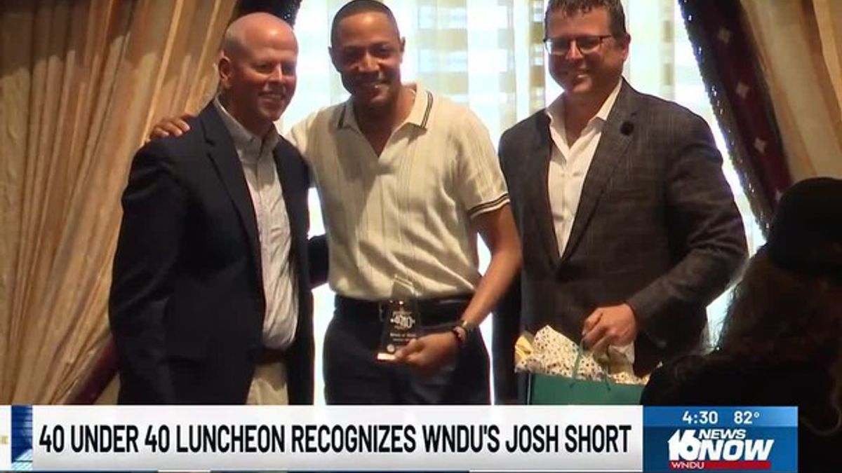 WNDU anchor Joshua Short honored among 2026 Michiana Forty under 40 ...