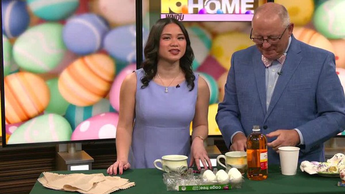 Dyeing Easter eggs with Gary Sieber | Haystack News