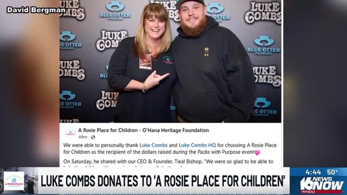 Luke Combs donates more than $150,000 to A Rosie Place for Children ...
