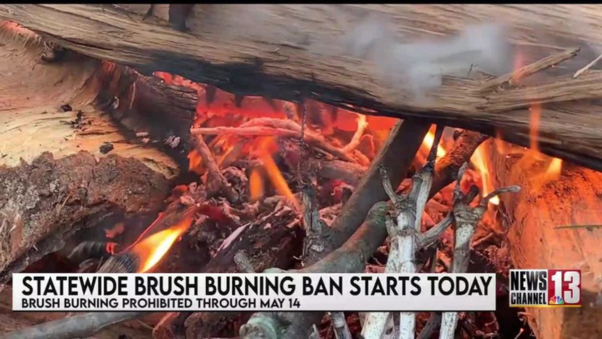 BRUSH BURNING BAN IN EFFECT | Haystack News