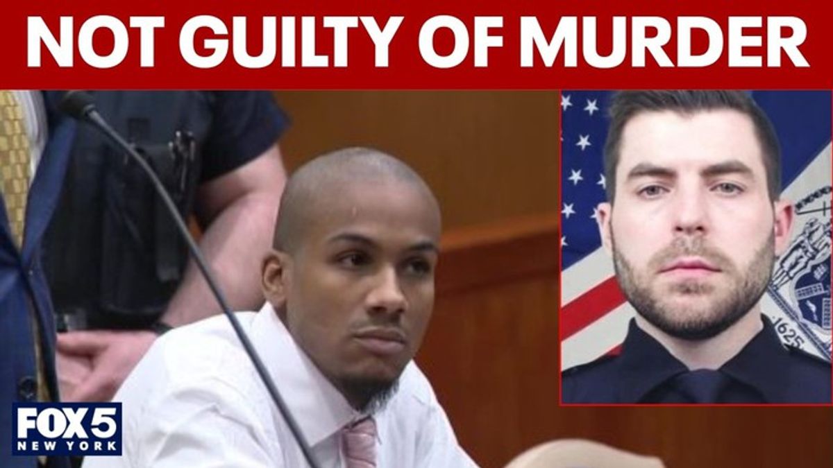 Man charged in killing of NYPD detective not guilty of murder, guilty ...